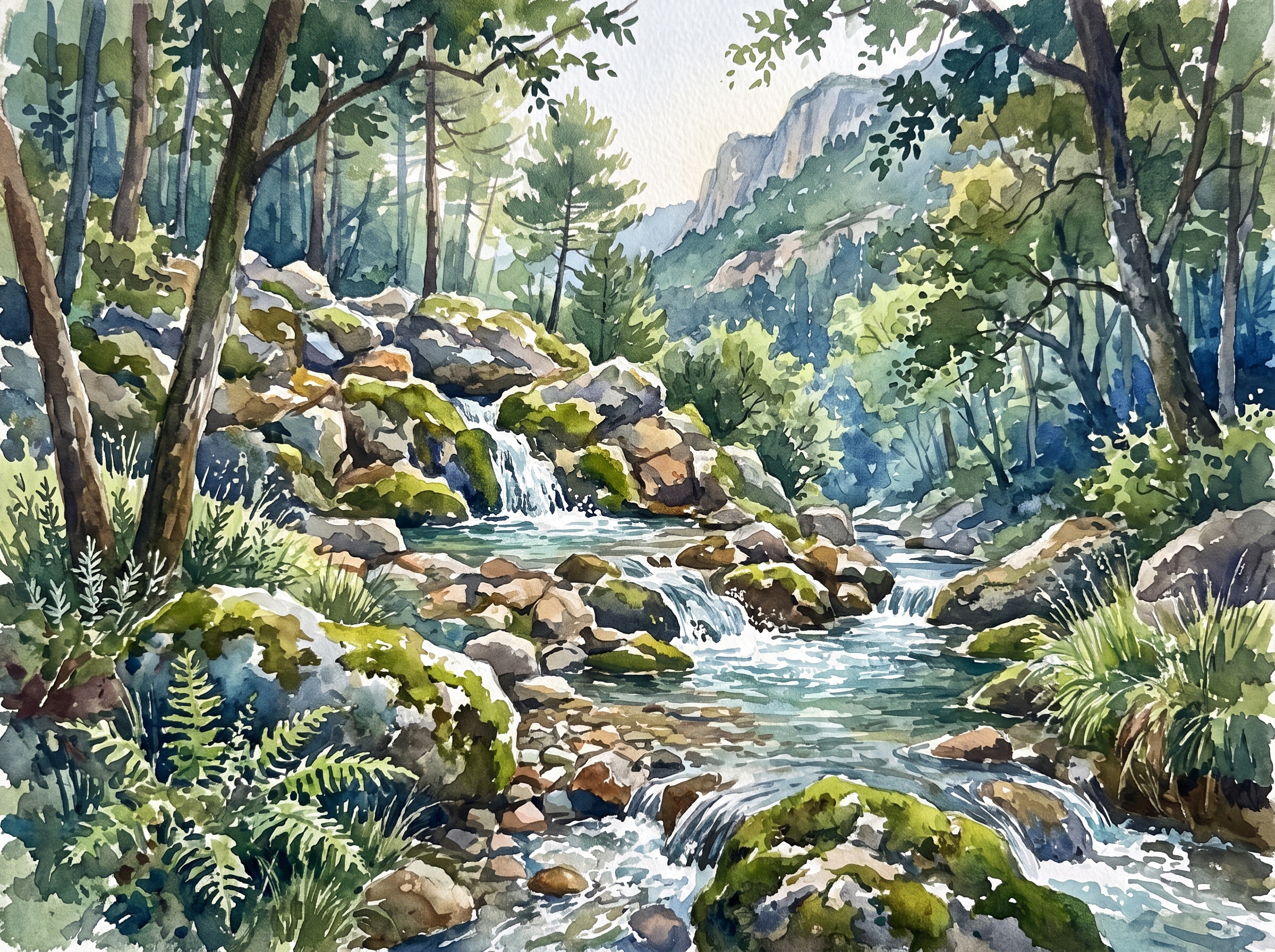 Source du Destel au pied du Mont Caume, Évenos
