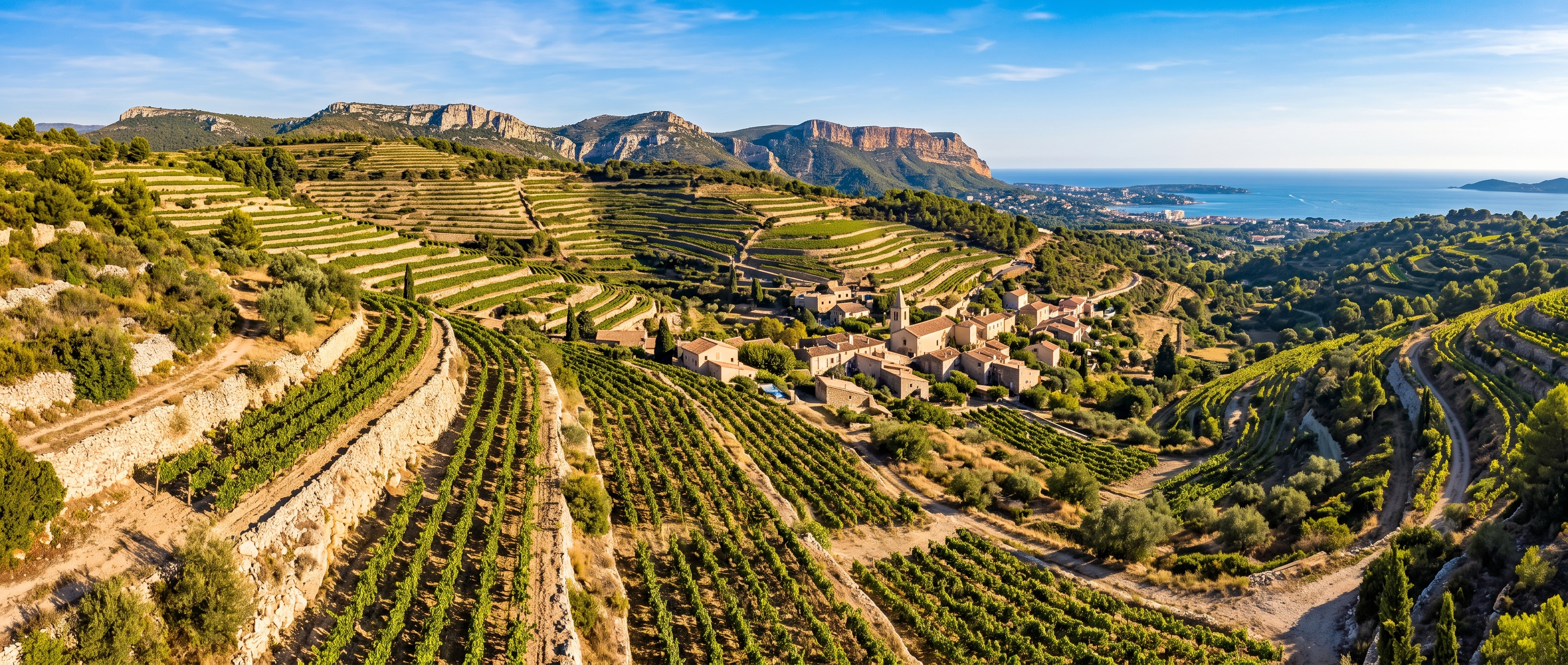 Vignoble bandol evenos