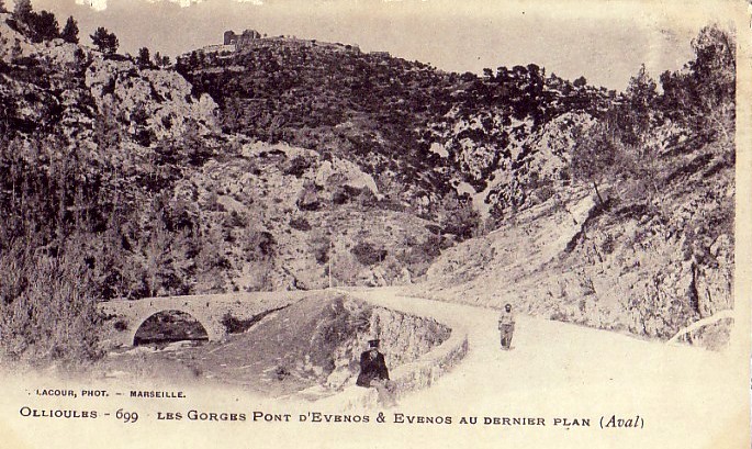 Les gorges avec le pont sur la reppe