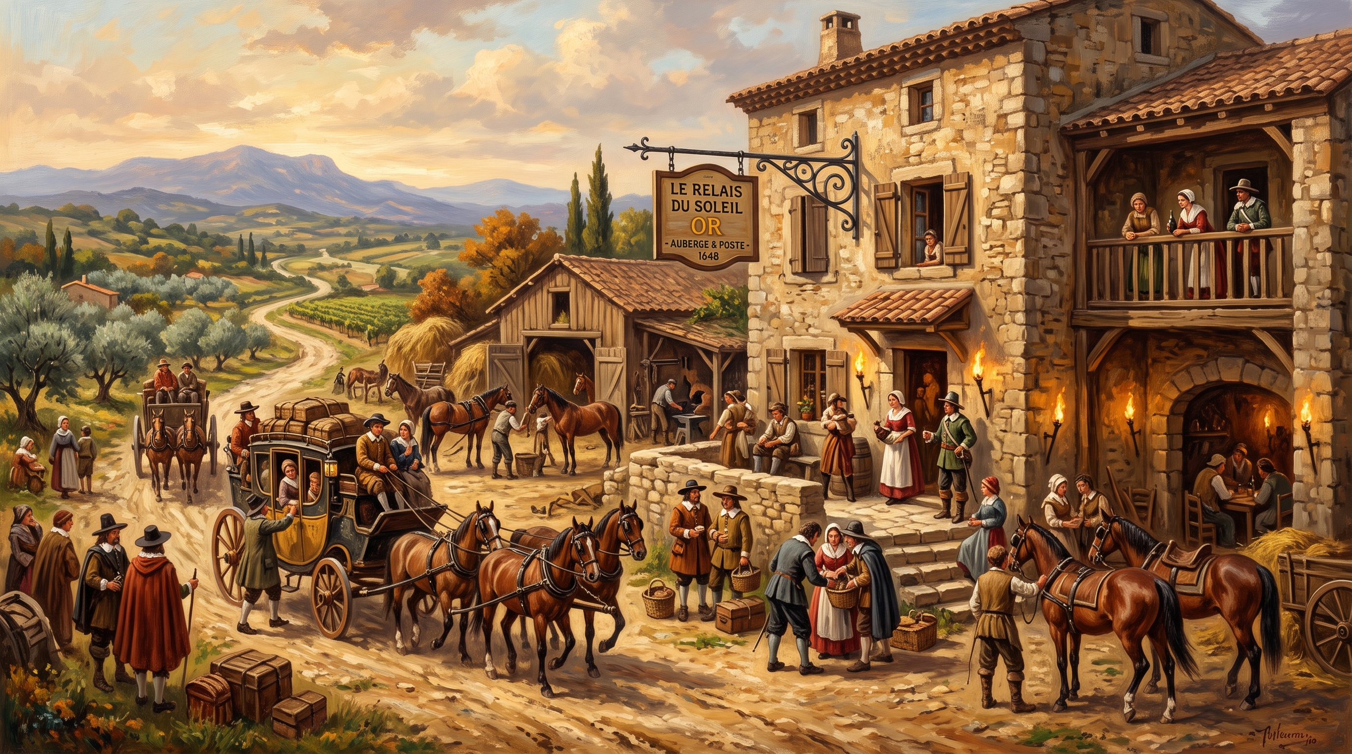 Auberge relais scene